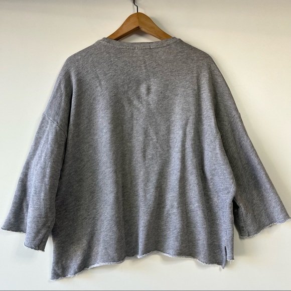 ATM Anthony Thomas Melillo grey oversized sweatshirt - Picture 5 of 5